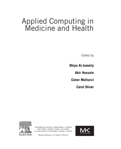 Applied Computing in Medicine and Health