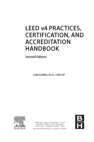 LEED v4 Practices, Certification, and Accreditation Handbook, Second Edition