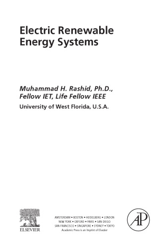 Electric Renewable Energy Systems