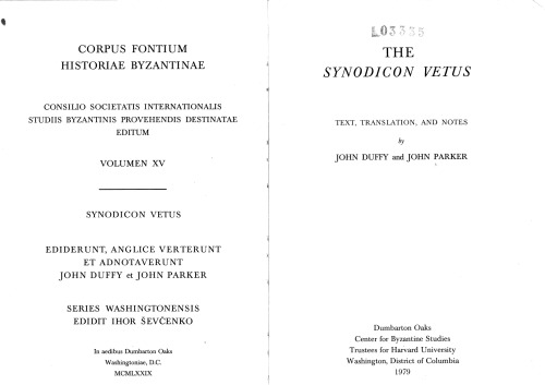 Synodicon Vetus