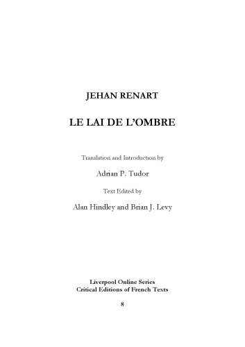 Le lai de l’ombre