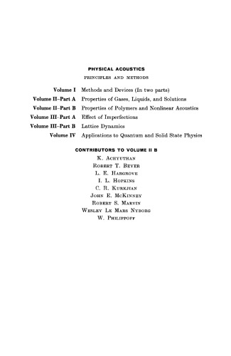 Properties of polymers and non-linear acoustics