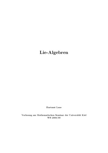 Lie-Algebren