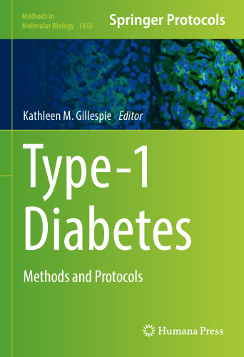 Type-1 Diabetes: Methods and Protocols