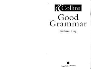 Collins Good Grammar