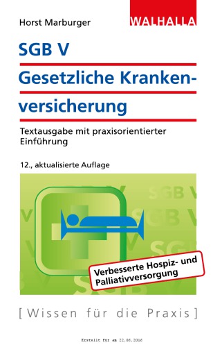 SGB V Gesetzliche Krankenversicherung