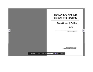 How to Speak How to Listen