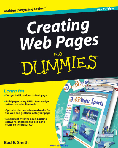 Creating Web Pages For Dummies, 9th Edition