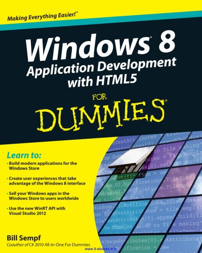 Windows 8 Application Development with HTML5 For Dummies