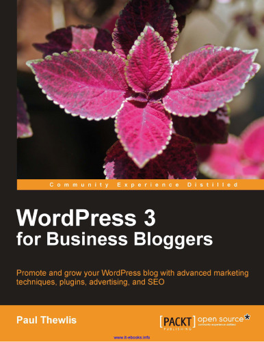 WordPress 3 For Business Bloggers