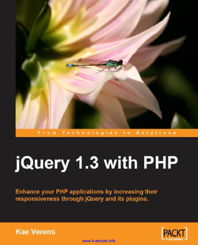 jQuery 1.3 with PHP