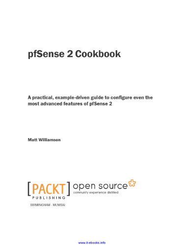 pfSense 2 Cookbook