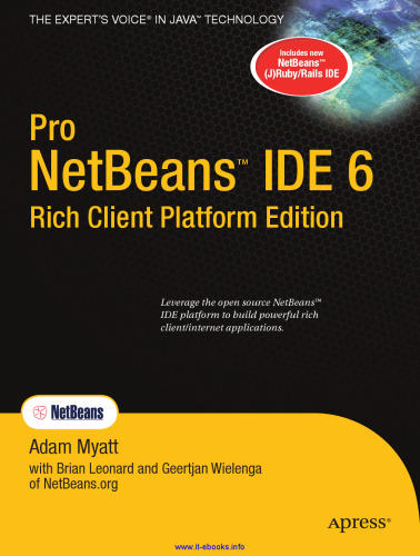 Pro Netbeans IDE 6 Rich Client Platform Edition