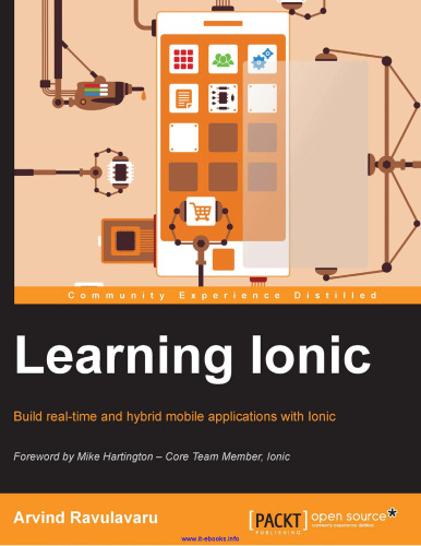 Learning Ionic: Build real-time and hybrid mobile applications with Ionic