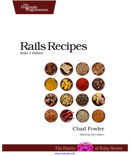 Rails Recipes: Rails 3 Edition