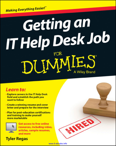 Getting an IT Help Desk Job For Dummies