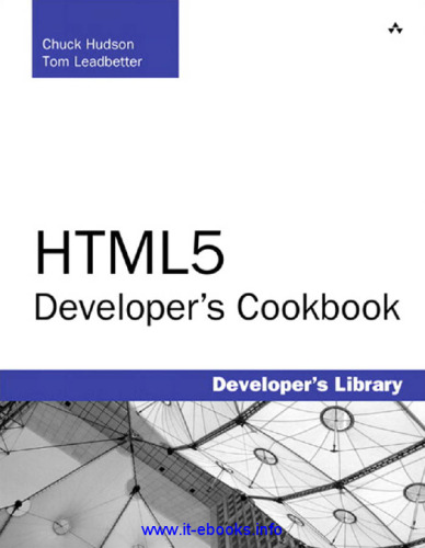 HTML5 Developer's Cookbook