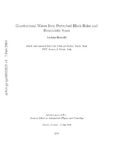 Gravitational Waves from Perturbed Black Holes and Relativistic Stars