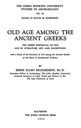 Old age among the ancient Greeks