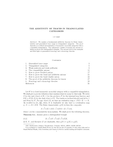 The additivity of traces in triangulated categories