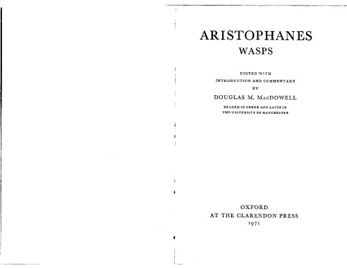 Aristophanes Wasps