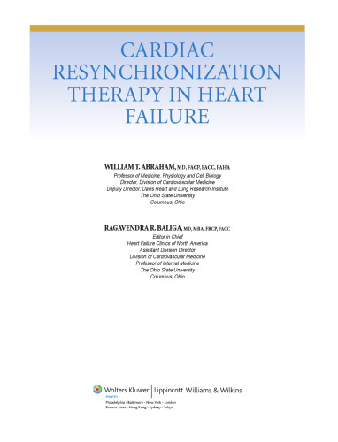 Cardiac Resynchronization Therapy in Heart Failure