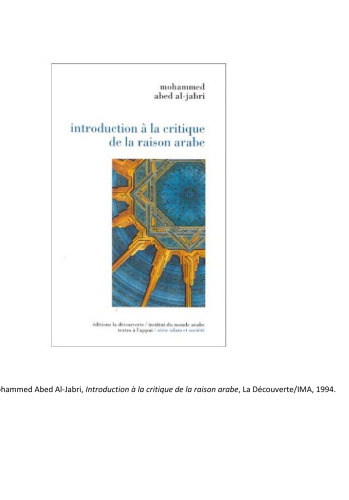 Introduction : la critique de la raison arabe