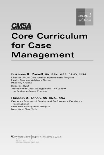 CMSA Core Curriculum for Case Management