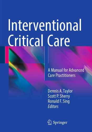 Interventional Critical Care: A Manual for Advanced Care Practitioners