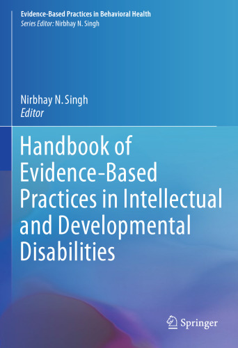 Handbook of Evidence-Based Practices in Intellectual and Developmental Disabilities