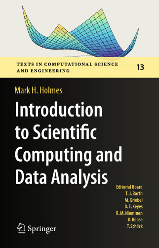 Introduction to Scientific Computing and Data Analysis