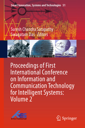 Proceedings of First International Conference on Information and Communication Technology for Intelligent Systems: Volume 2