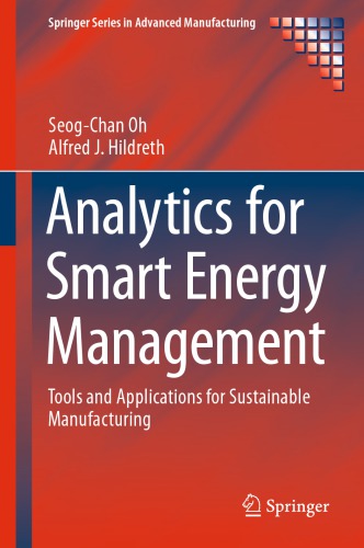 Analytics for Smart Energy Management: Tools and Applications for Sustainable Manufacturing