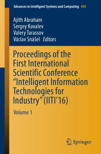 Proceedings of the First International Scientific Conference 