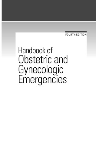 Handbook of Obstetric and Gynecologic Emergencies