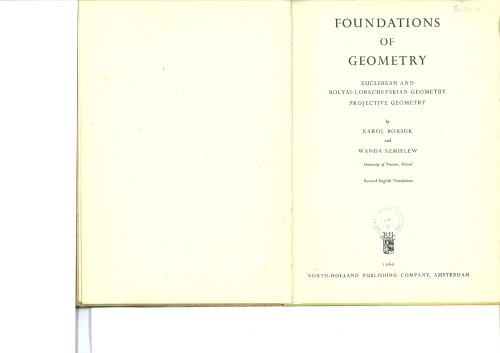 Foundations of Geometry