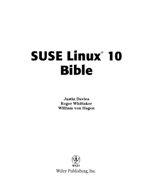 SUSE Linux 10 Bible