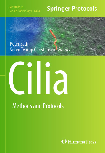 Cilia: Methods and Protocols