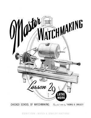 Master Watchmaking Lesson 29