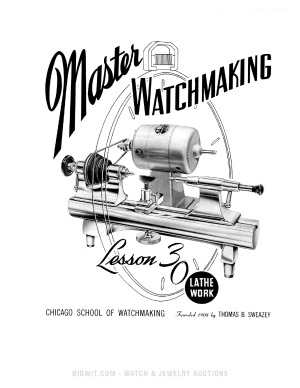 Master Watchmaking Lesson 30