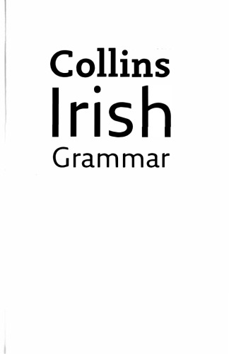 Easy Learning Irish Grammar (Collins Easy Learning Irish) (Irish and English Edition)