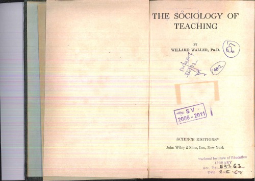 The Sociology of Teaching