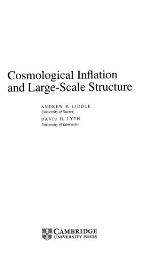 Cosmological inflation and large-scale structure