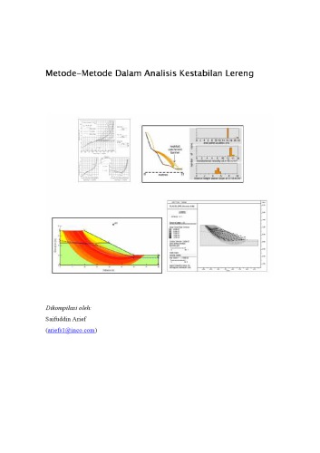 Metode-Metode Dalam Analisis Kestabilan Lereng