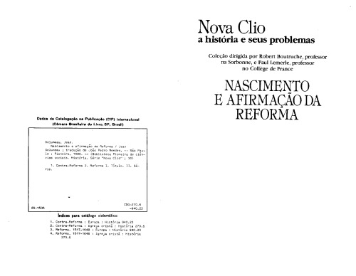 Nascimento e afirmação da Reforma