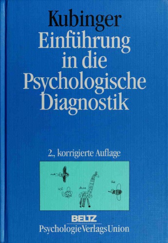 Einfuhrung in die psychologische Diagnostik