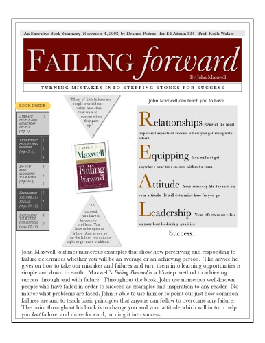 failing forward(only the summary)