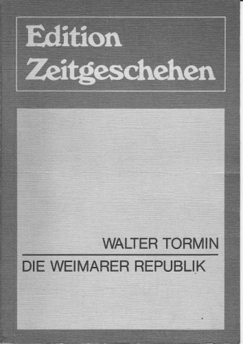 Die Weimarer Republik