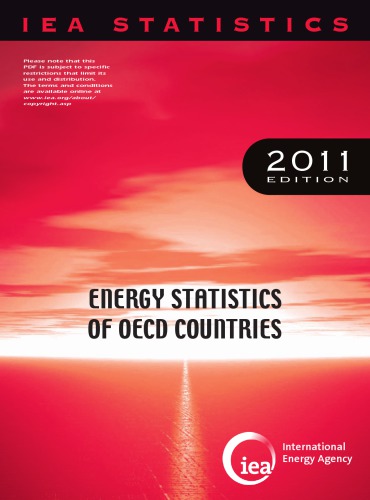 Energy Statistics of OECD Countries 2011 Based on 2008-2009 Data.