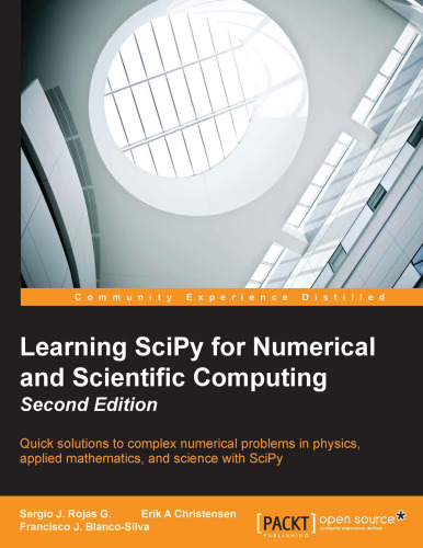 Learning SciPy for Numerical and Scientific Computing Second Edition